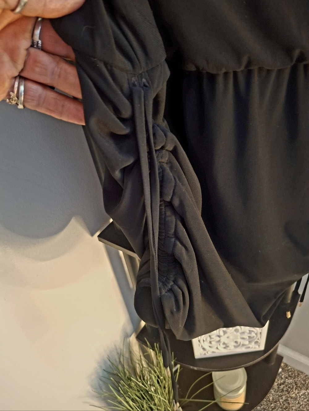 White House Black Market Black Women's Top with Clean Neckline - Picture 5 of 5